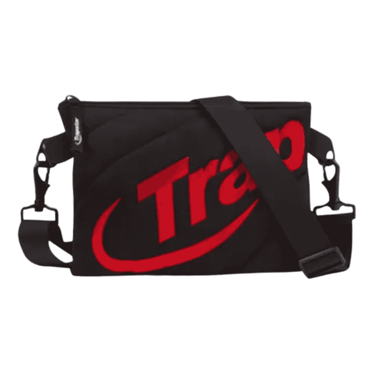 TRAPSTAR-BLACK-SYNTHETIC-QUILTED-CROSSBODY-BAG TRAPSTAR BLACK SYNTHETIC QUILTED CROSSBODY BAG