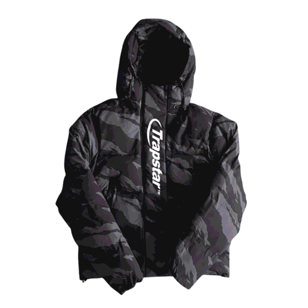 Trapstar Black Tiger Camo Jacket