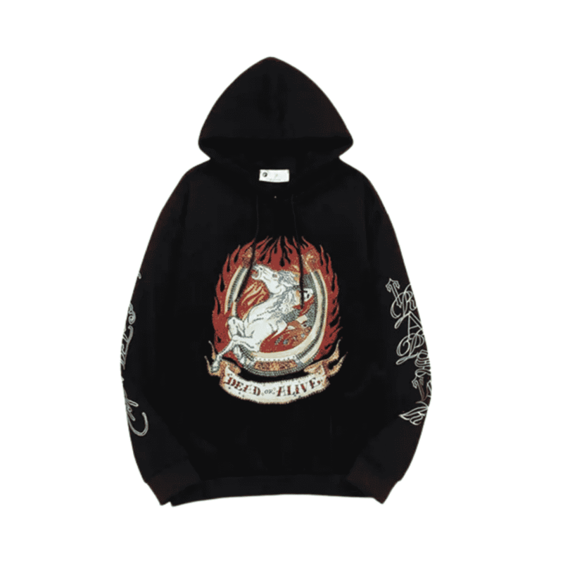 Ed Hardy Dead Black Trapstar Hoodie