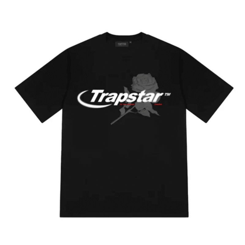 Trapstar Black Rose T Shirt