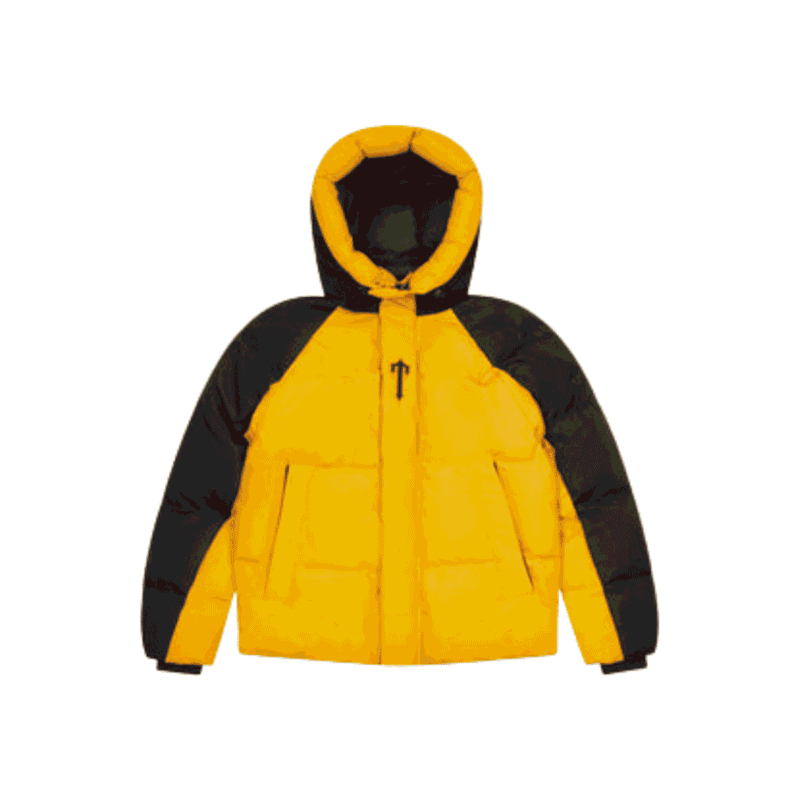 TRAPSTAR IRONGATE ARCH PUFFER JACKET YELLOW / BLACK