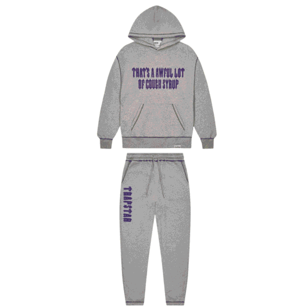 Trapstar x Cough Syrup Tracksuit Grey