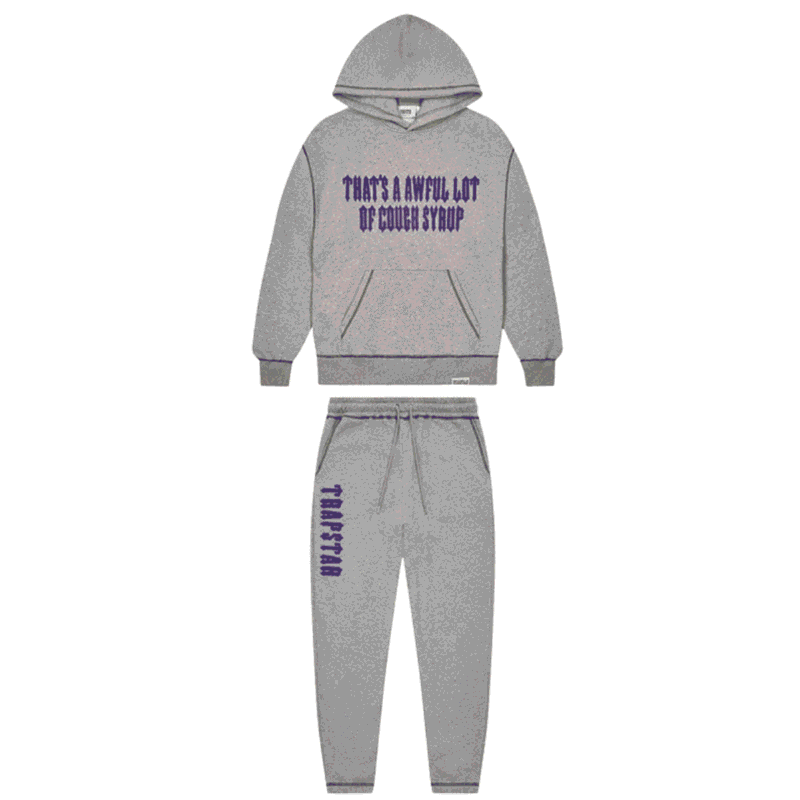 Trapstar x Cough Syrup Tracksuit Grey