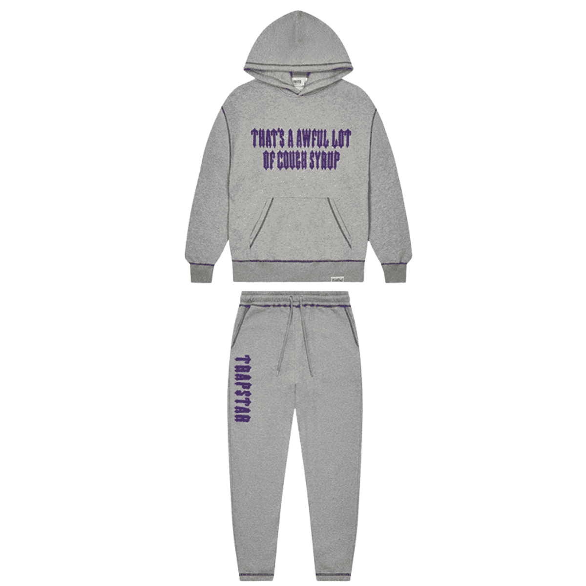trapstar-x-cough-syrup-tracksuit-grey Trapstar x Cough Syrup Tracksuit Grey
